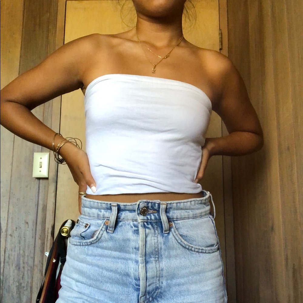 Brandy Melville white tube top